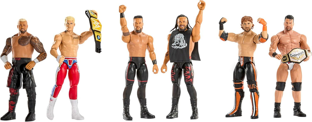 Mattel WWE Main Event Showdown Figuras de Acción Paquete de 2 con A...