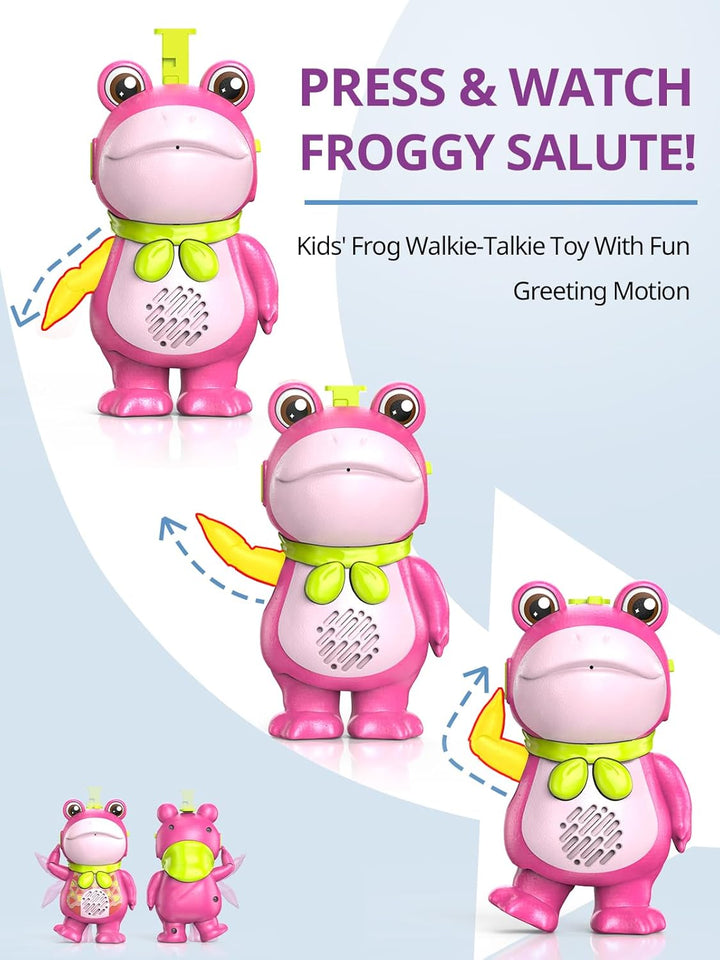 Inspireyes Walkie Talkies para niños recargables, paquete de 3, lin...