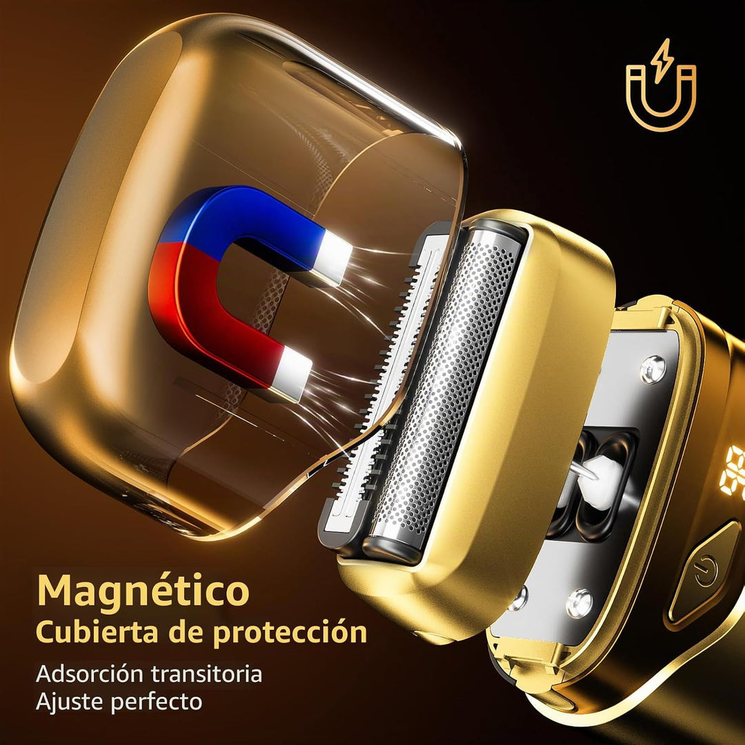 Afeitadoras eléctricas de lámina para hombres, mini afeitadora eléc...