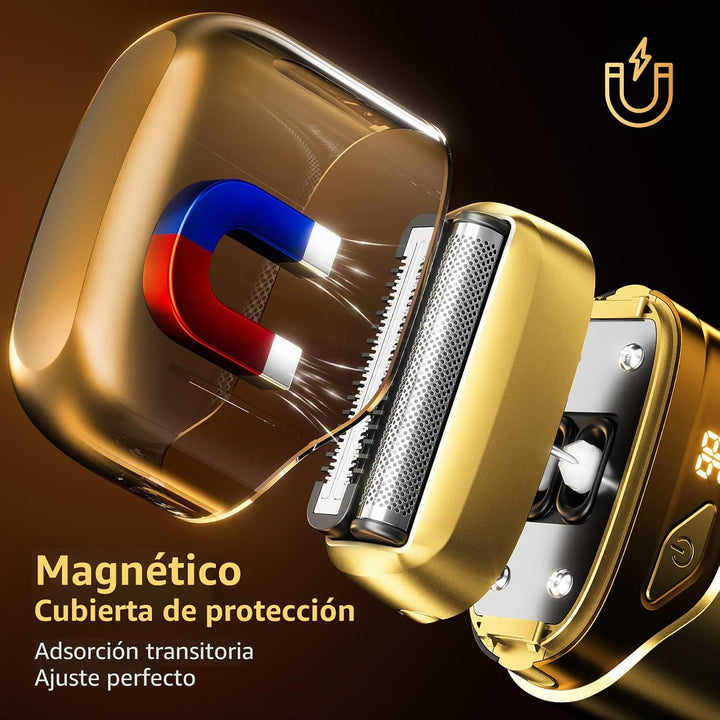 Afeitadoras eléctricas de lámina para hombres, mini afeitadora eléc...