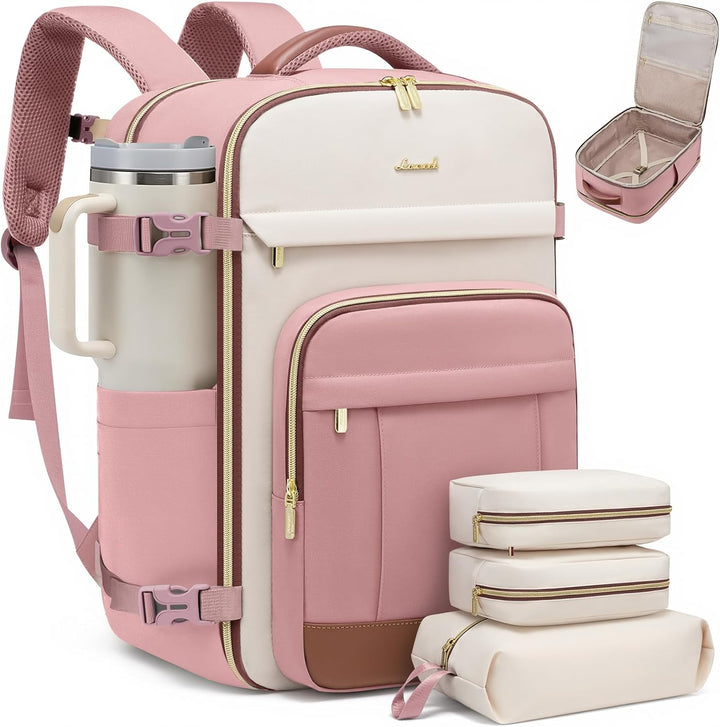 LOVEVOOK Mochila de viaje para mujeres y hombres, mochila de mano y...