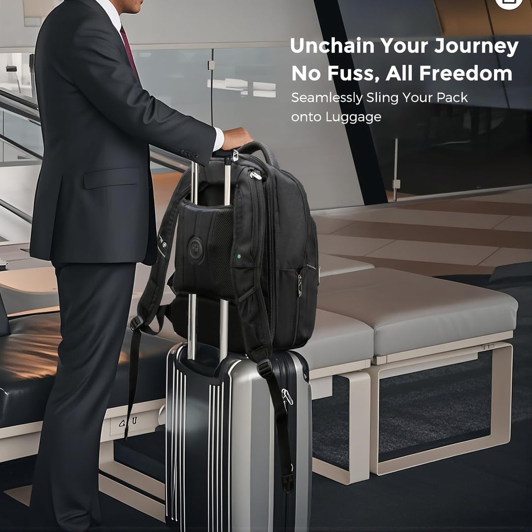 Swissdigital Terabyte - Mochila para laptop de negocios grande con...