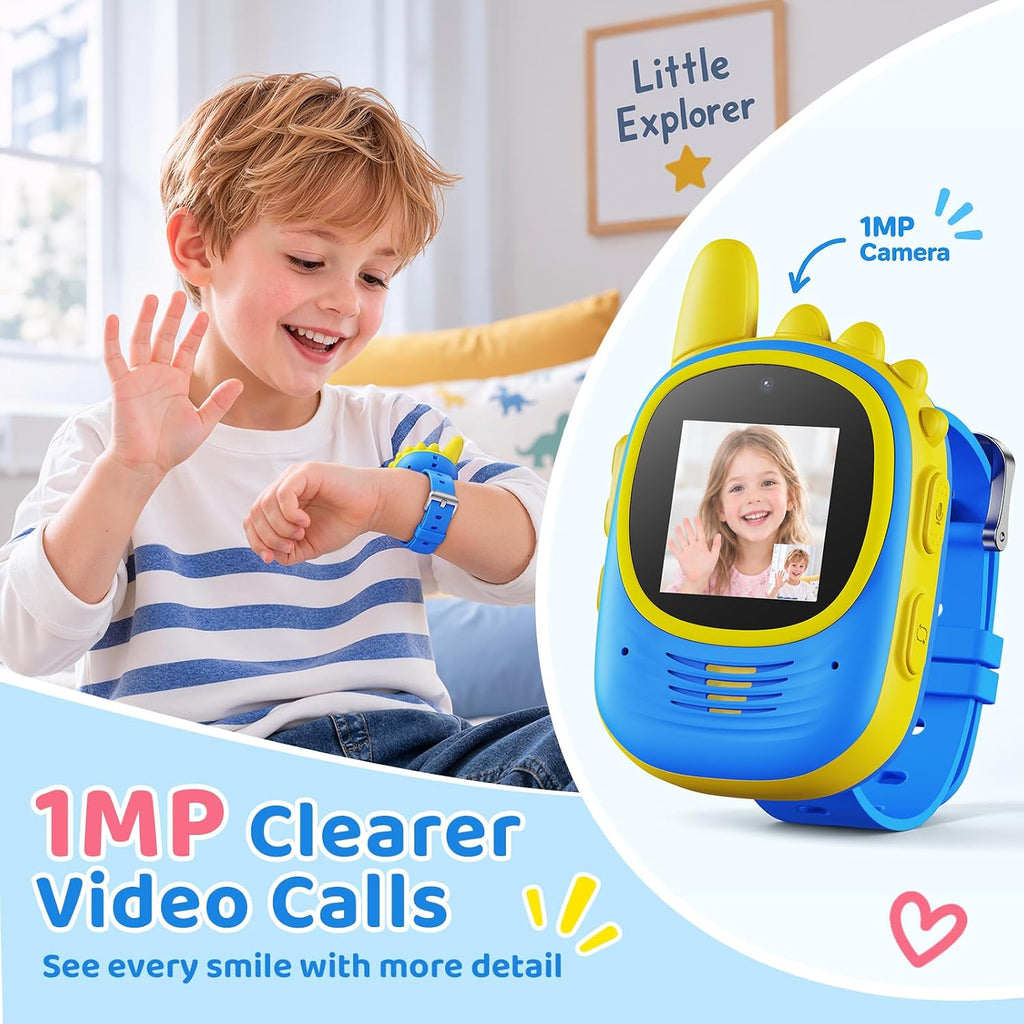 Walkie Talkies de video para niños, paquete de 2 walkie talkies para niños