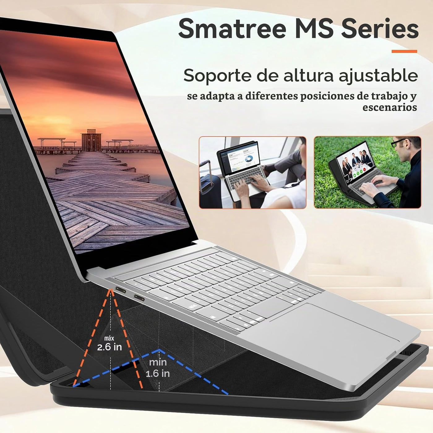 Smatree MS94T - Funda protectora rígida para portátil de 16 pulgada...