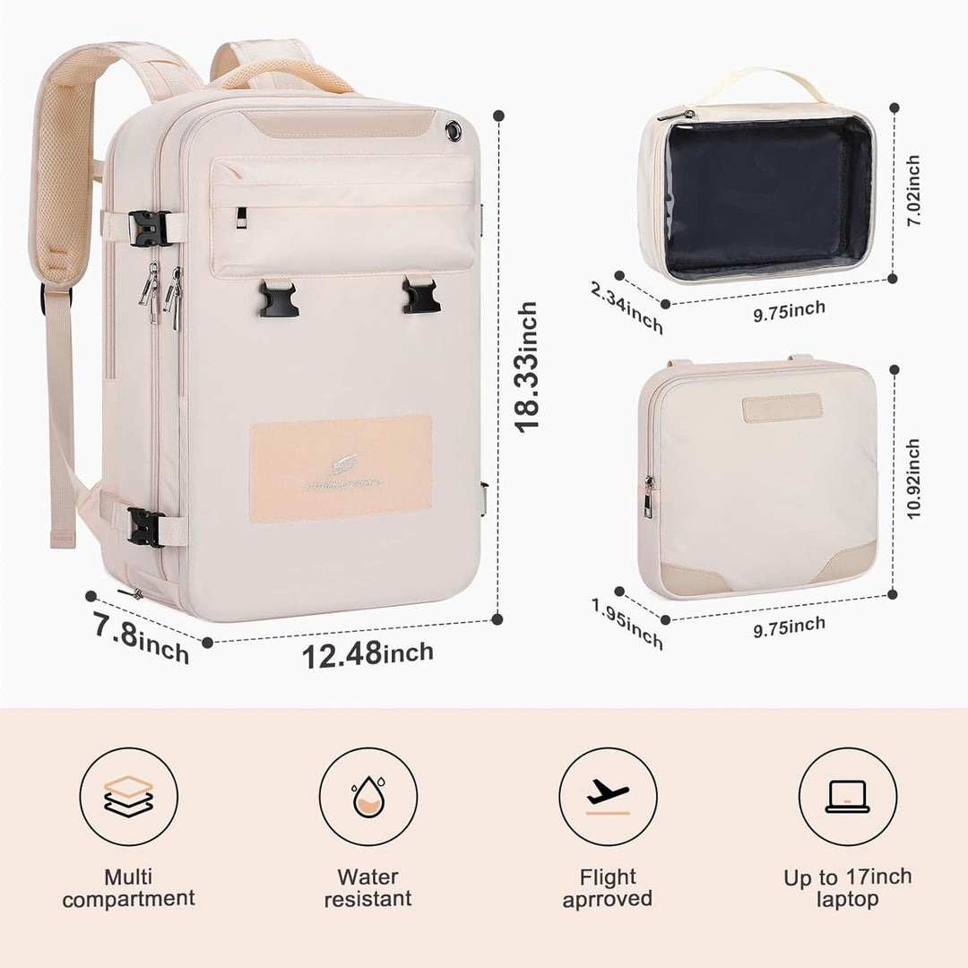 Maelstrom Mochila de viaje para mujeres y hombres, mochila para lap...