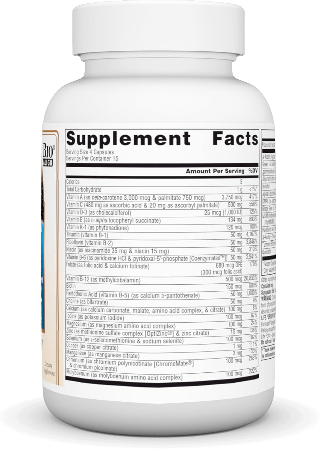 Source Naturals Life Force Múltiples Multivitamínicos diarios sin h...