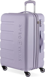 SwissGear 7366 Signature Hardside - Maleta expandible con ruedas giratorias, bloqueo TSA, neblina nocturna, a cuadros, mediano de 23 pulgadas