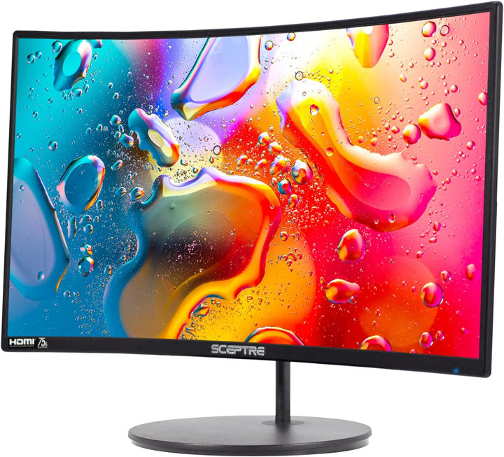 Sceptre - Monitor curvo de 24 pulgadas, 75Hz, LED, para videojuegos...
