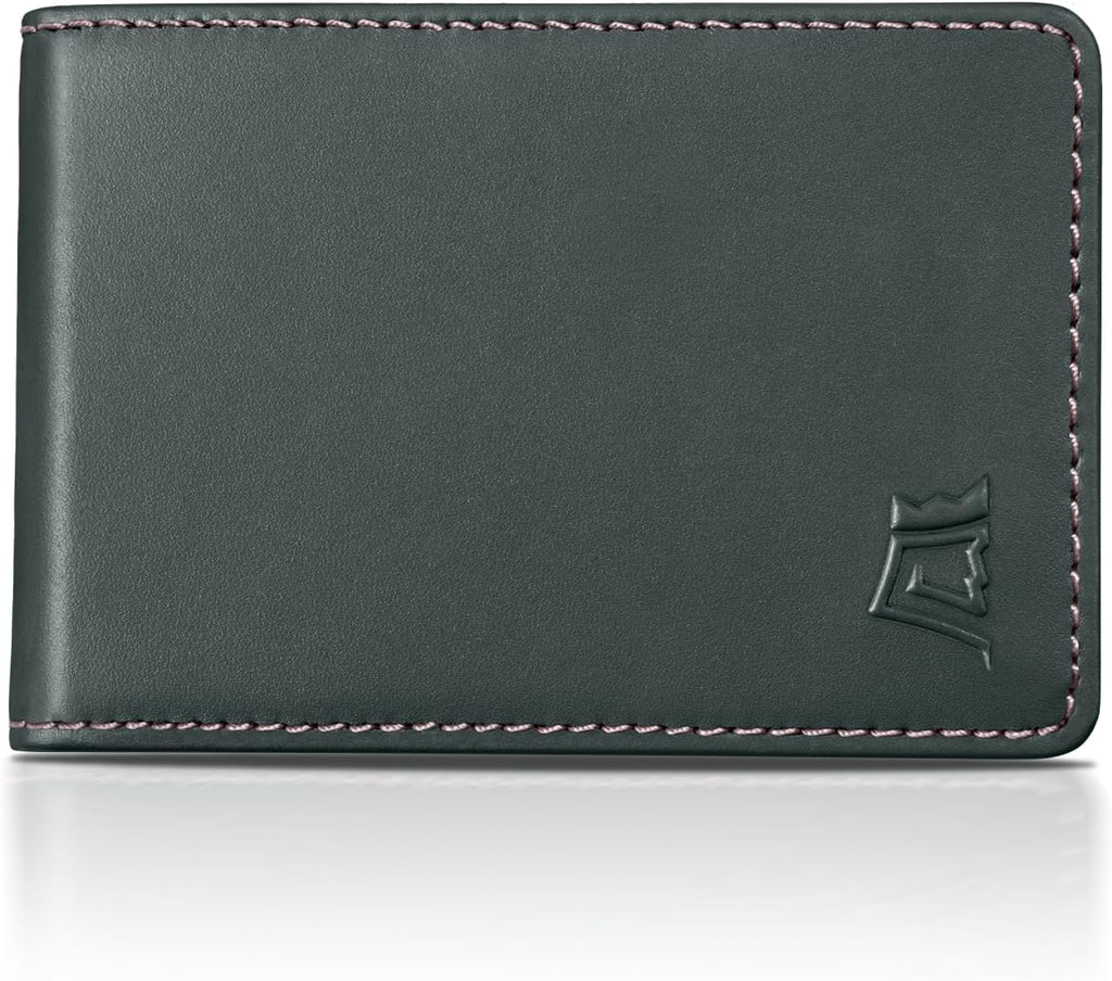 Kings Loot Cartera para hombres, bloqueo RFID, bolsillo para efectivo, Blue