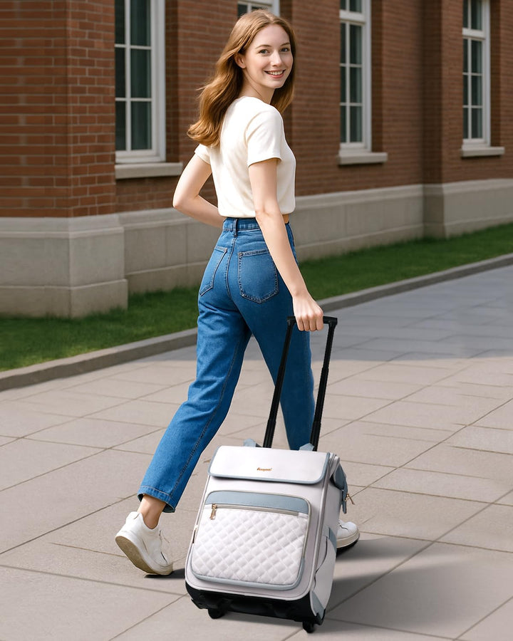 Mochila rodante Arcoyard para mujeres, mochila rodante para portáti...