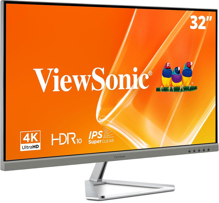 ViewSonic VX3276-4K-MHD Monitor 4K UHD de 32 pulgadas con biseles u...