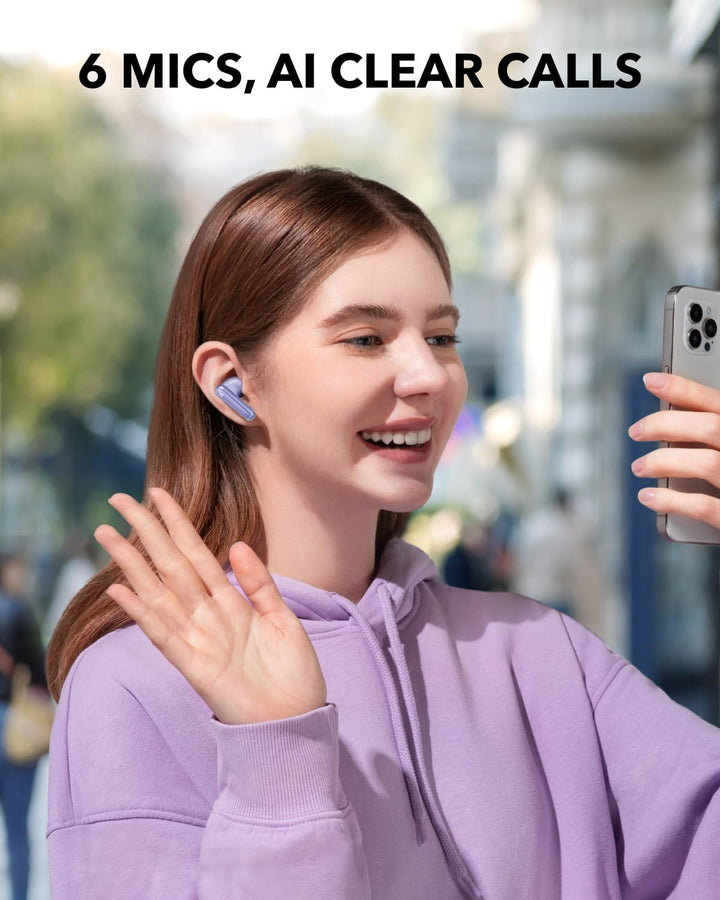 Soundcore P40i by Anker, auriculares inalámbricos con cancelación d...
