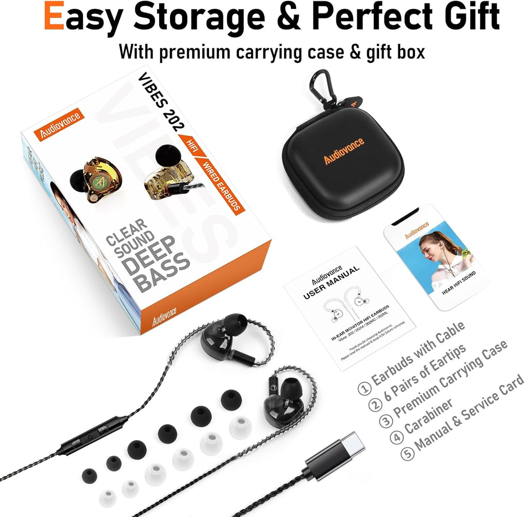 Vibes 202MC USB-C - Auriculares intraurales USBC HiFi para iPhone 1...