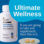 Xtendlife Total Balance Multivitamínico diario prémium para hombre, Premium para hombre