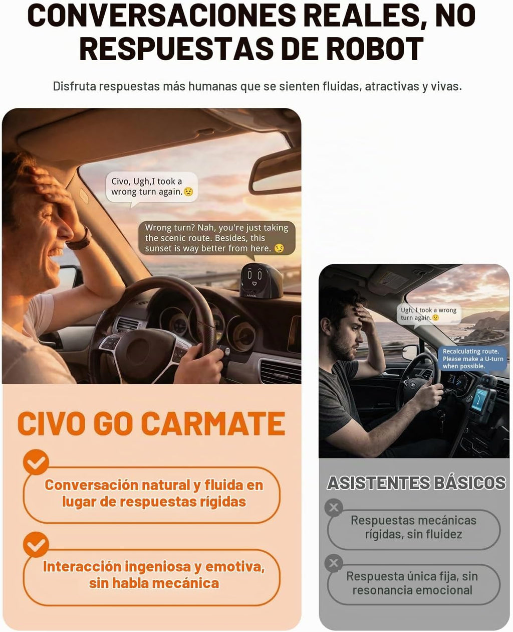 Robot inteligente de chat de automóvil AI, asistente activado por voz con personalidad personalizada, copiloto de conducción manos libres, uso en automóvil y hogar, robot compañero