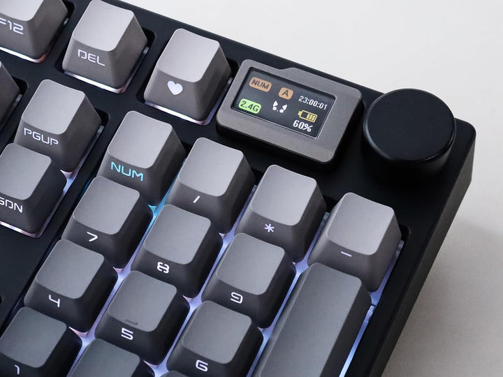 keydous NJ98 Teclado mecánico inalámbrico personalizado con perilla...