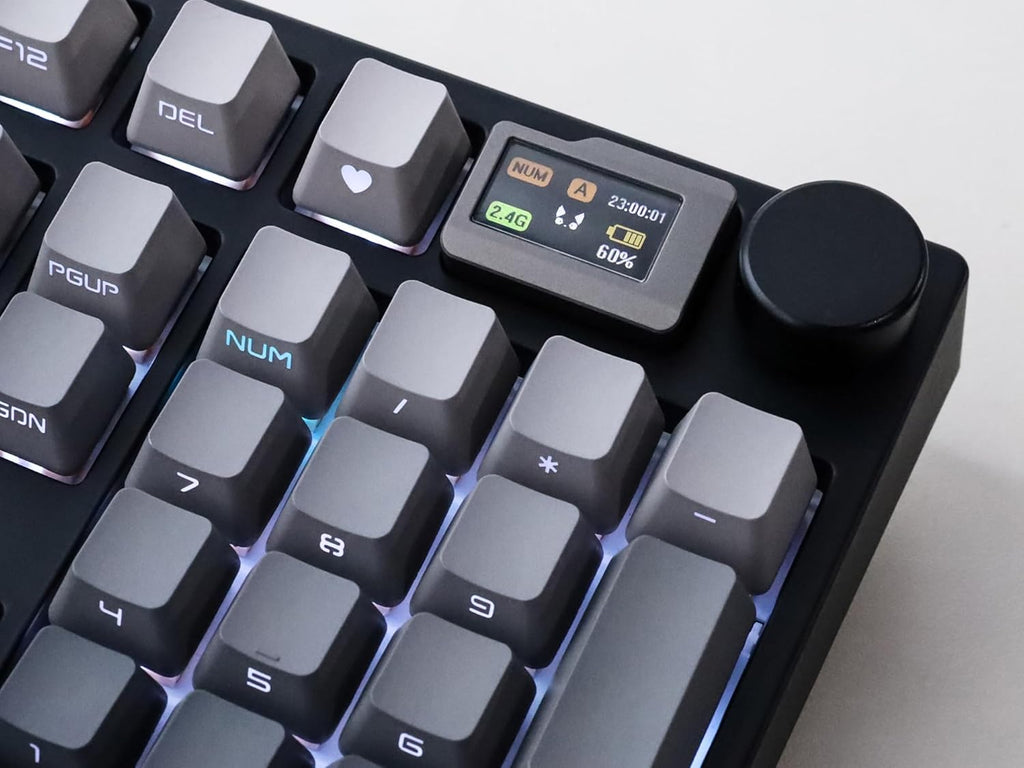 NJ98 Teclado mecánico inalámbrico personalizado con perilla de pant...