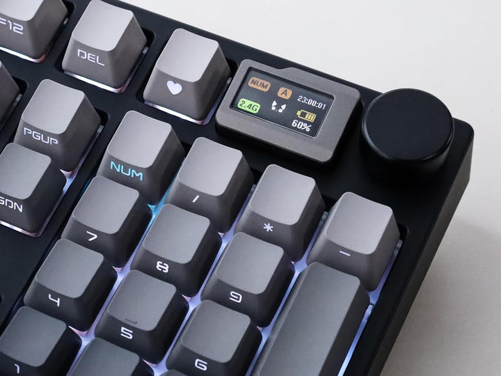 NJ98 Teclado mecánico inalámbrico personalizado con perilla de pant...
