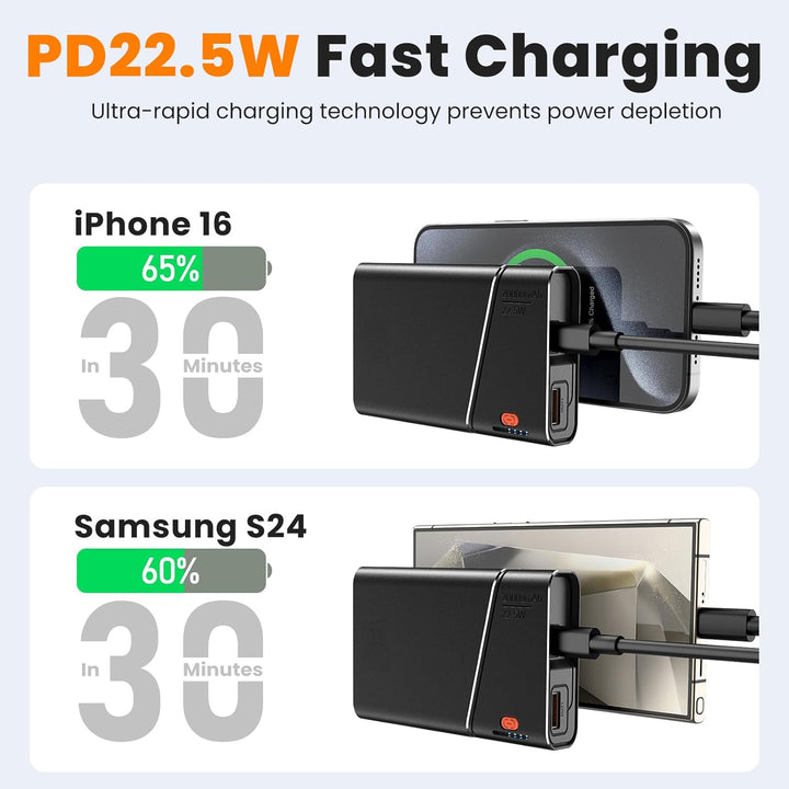 Aaoyun Cargador Portátil Banco de Energía, 20000mAh 22.5W PD Carga...