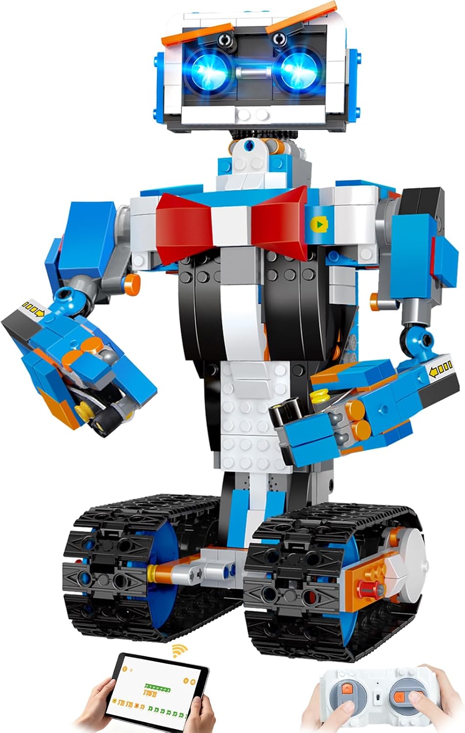 Kit de construcción de robot STEM para niños de 8 a 12 años, aplicación y