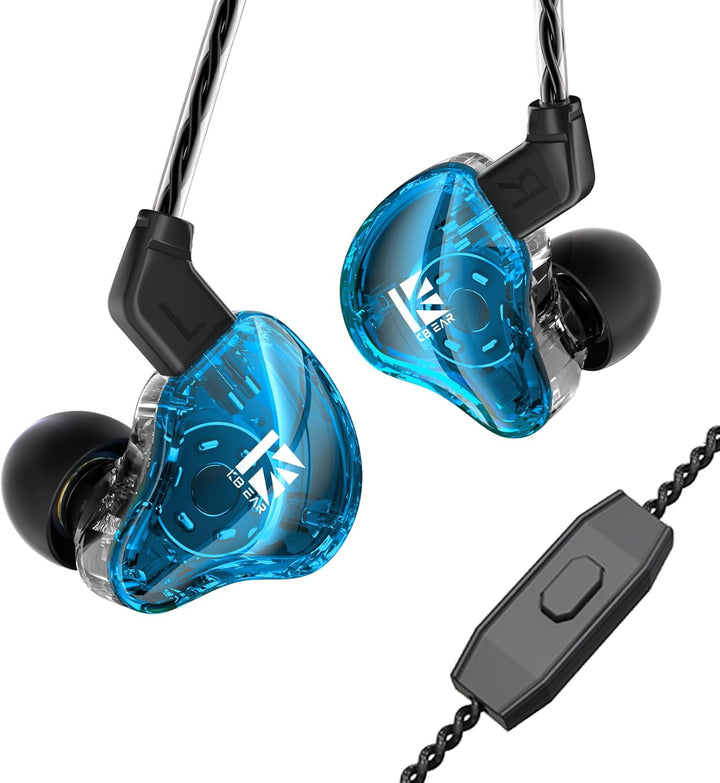 YINYOO KBEAR - Auriculares intrauditivos KS1 con cable, auriculares...