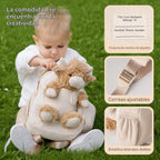 Moonkie Hug & Go Highland Cow - Mochila para niños pequeños – Bolsa de felpa suave con juguete para llevar para niños y niñas de 2 a 4 años | Ideal para guardería, viajes y regalos de cumpleaños para niños de 3 años