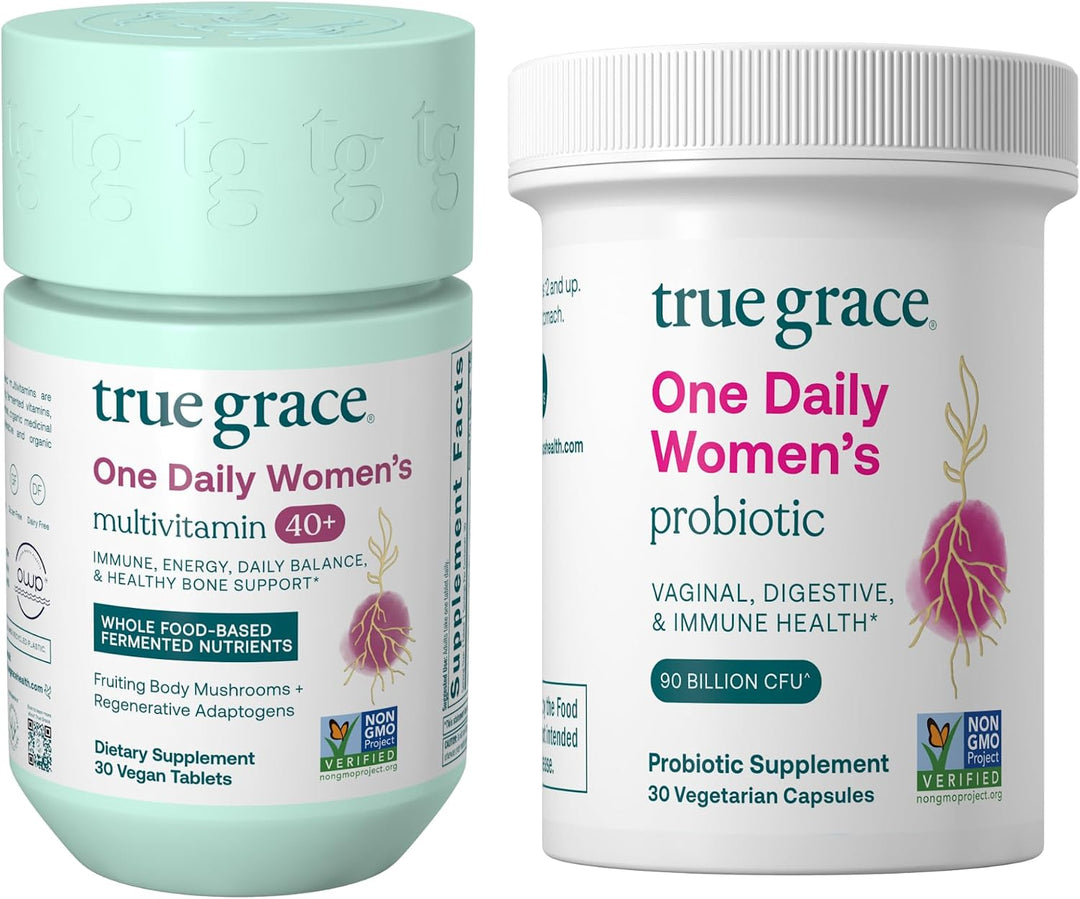 True Grace One Daily Multivitamínico para mujer 40+ (30 tabletas ve...