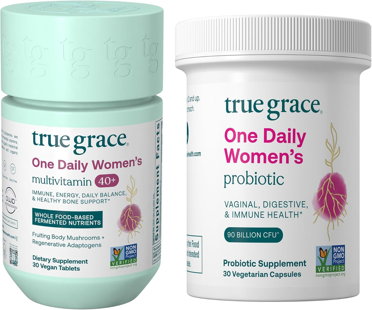 True Grace One Daily Multivitamínico para mujer 40+ (30 tabletas ve...