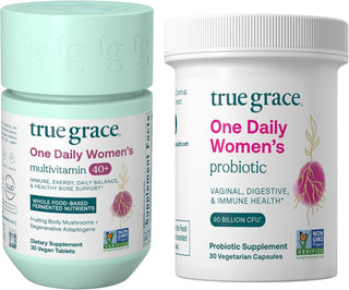 True Grace One Daily Multivitamínico para mujer 40+ (30 tabletas ve...