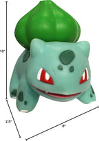 Figura de batalla de Pokémon, paquete de 8 unidades - Seis figuras listas para la batalla de 2 pulgadas y dos figuras de 3 pulgadas, incluyendo Pikachu