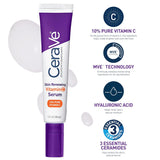 CeraVe Set de suero de vitamina C y crema de ojos con vitamina C pa...