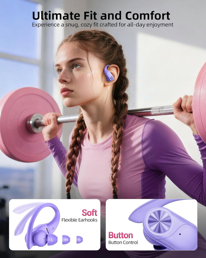 PocBuds Auriculares Bluetooth inalámbricos 80 horas de reproducción...