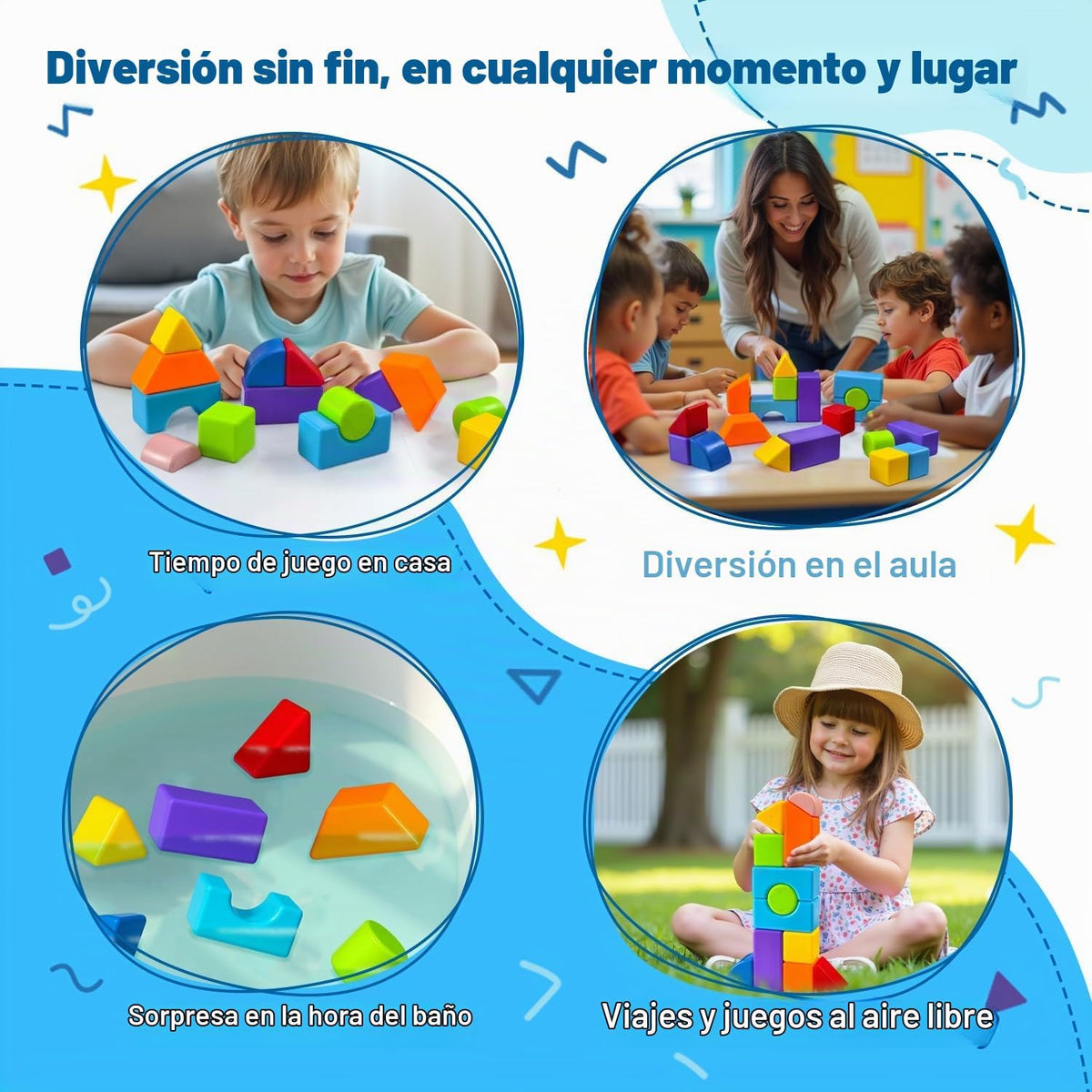Magnetic Building Blocks, Magnetic Blocks para Kids Ages 4-8