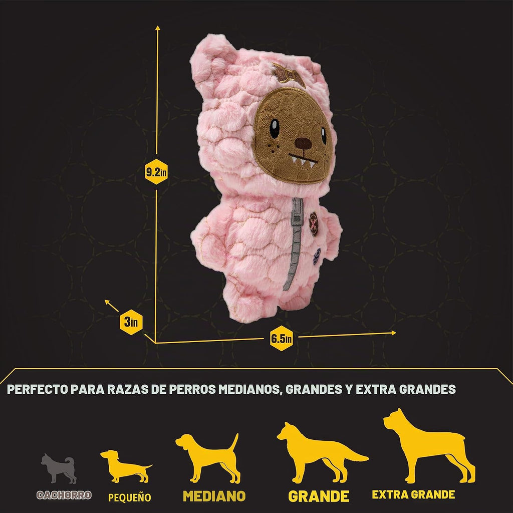 Bite Force - Juguete para perros duradero y fuerte, reforzado con Kevlar para masticadores agresivos