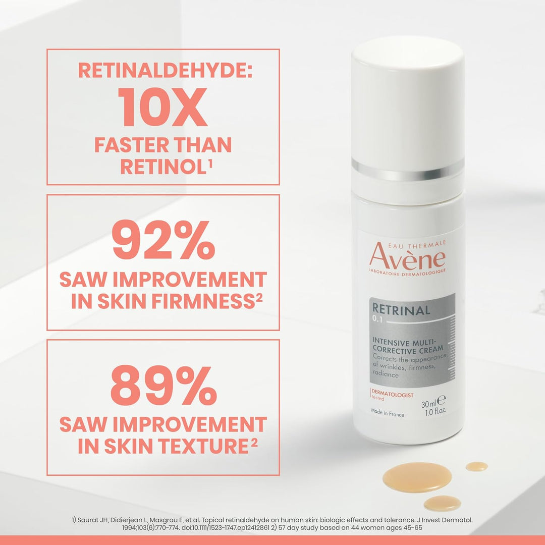 Avène Retrinal Intensive Multi-Corrective Cream, Retinal Face Cream...