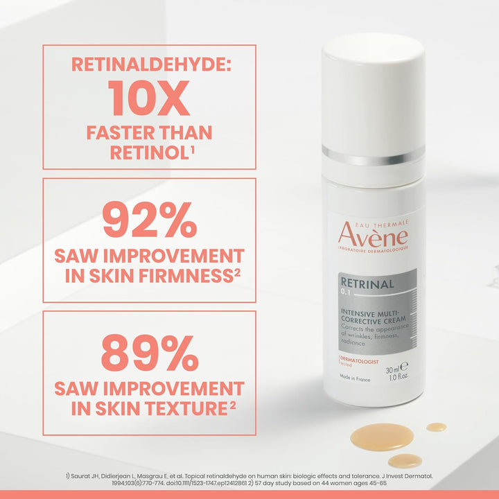 Avène Retrinal Intensive Multi-Corrective Cream, Retinal Face Cream...