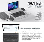 FIRYMID Tablet Android con teclado, 24 GB+64 GB, expansión de 1 TB,...