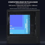 Lian Li LANCOOL 217 INF Mid-Tower ATX Funda para PC, color negro (L...