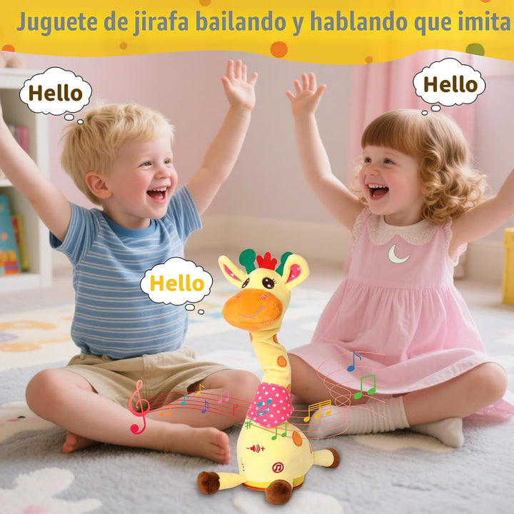 Emoin Juguete de Jirafa Bailarina que Habla para Bebé, Juguetes de...