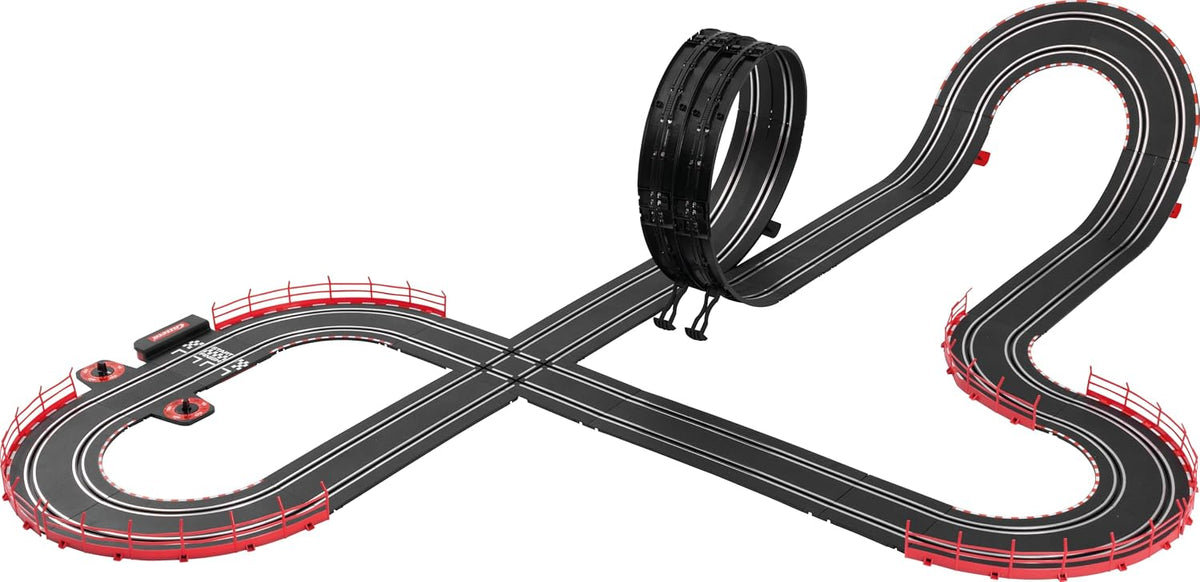 Carrera GO DTM Supercars Electric Slot Car Race Track Set (Ages 6+)