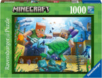 Ravensburger Minecraft Mosaic - Rompecabezas de 1000 piezas para niños y adultos | Tecnología única Softclick | Imágenes vibrantes y sin reflejos | Material ecológico certificado FSC