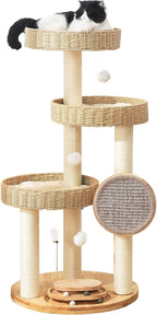 Zonoria - Torre de árbol para gatos grandes, condominio para gatos de