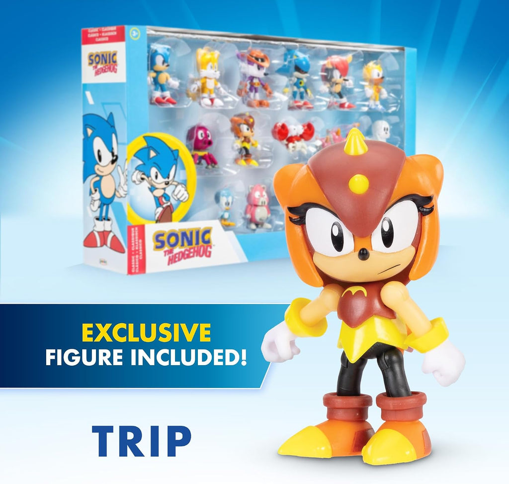 Sonic The Hedgehog Sonic Super Set 16 Pack Eggman+ Figura [Exclusivo de Amazon]