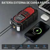 Arrancador con compresor de aire, batería de coche (gasolina 9.0\/6...