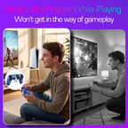 Wireless Charger para PS5 Controller con 2000mAh Battery Pack, Play While carga para PlayStation 5 Controller Charger LED Display 12H Extended Playtime Light Portable