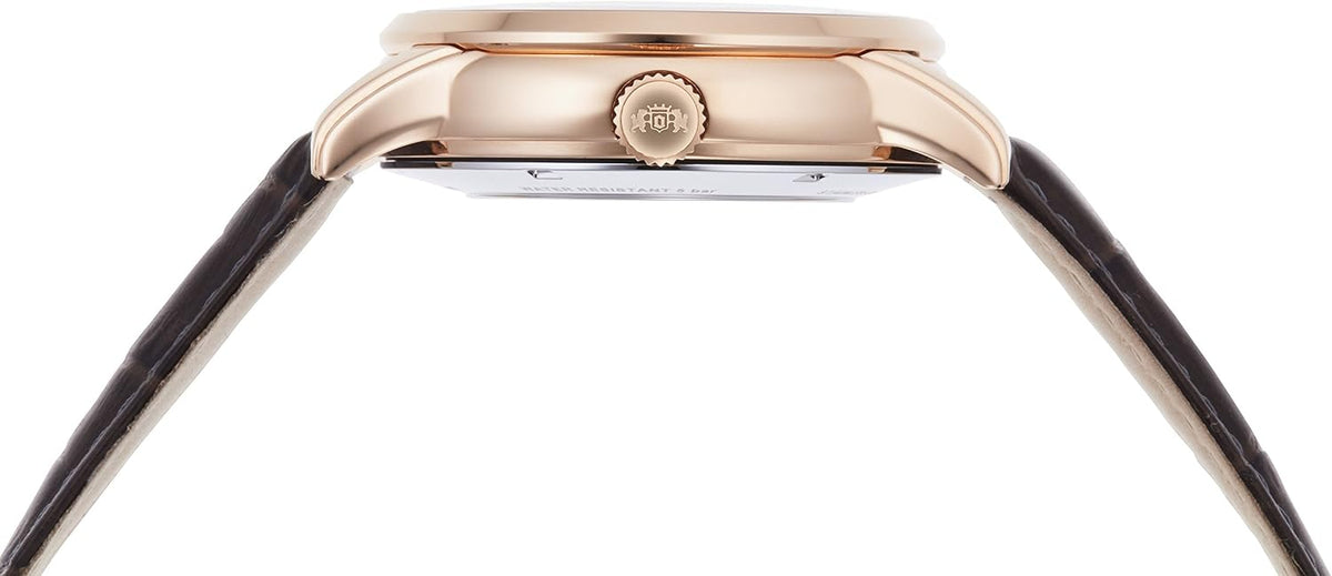 ORIENT Reloj mecánico clásico semi esqueleto Sun & Moon RN-AS0002S para hombre
