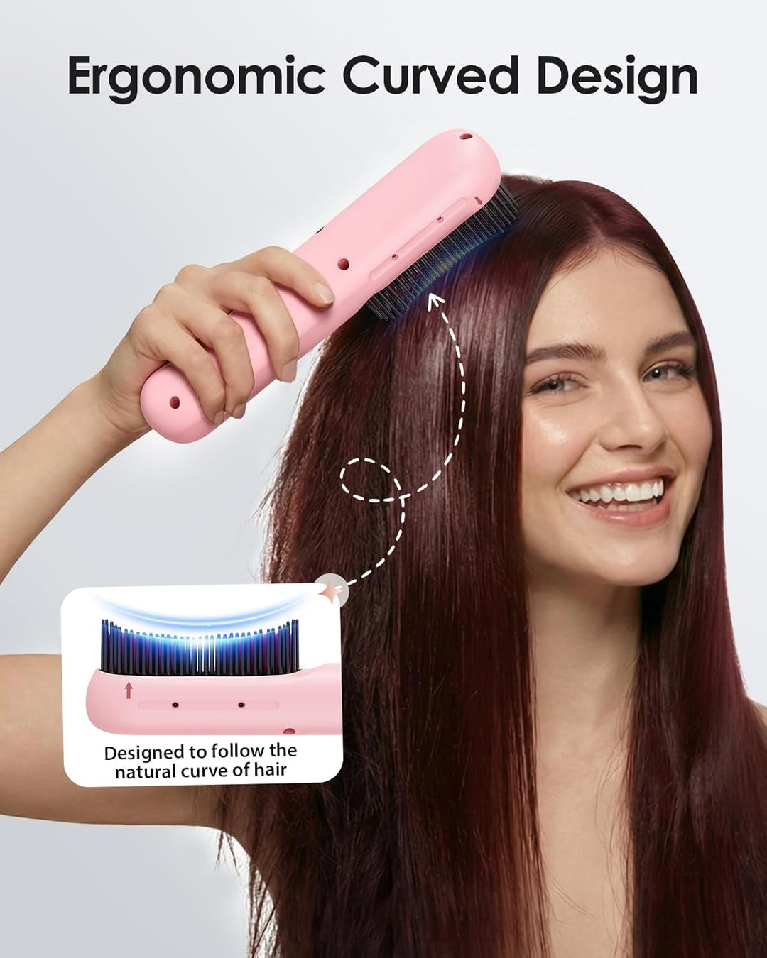Bopcal Mini peine de pelo caliente para viaje JDS2 P1