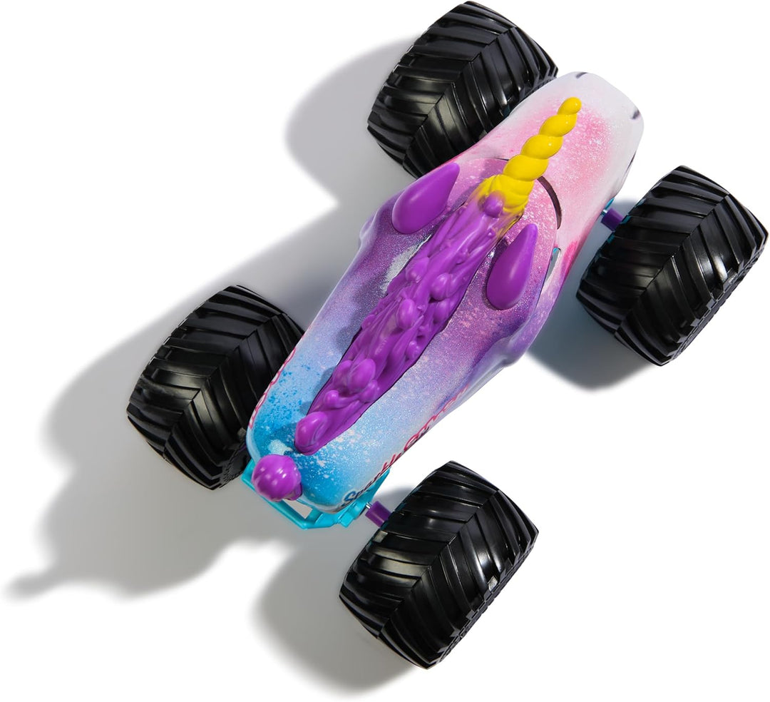 Monster Jam Camión monstruo oficial Sparkle Smash vehículo