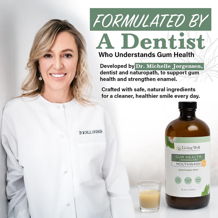 Enjuague bucal remineralizante + para la salud de las encías Living...