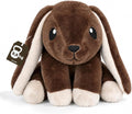 Brease Animal de peluche de conejo marrón con peso de 5 libras sin perfume, grande, bonito conejo de peluche para abrazo suave y momentos tranquilos, compañero suave para niños y adultos, peluche
